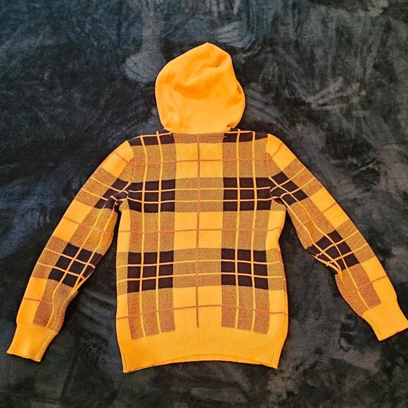 AMERICAN RAG Men's Hooded Plaid Sweater - Small - NWT - Picture 8 of 8